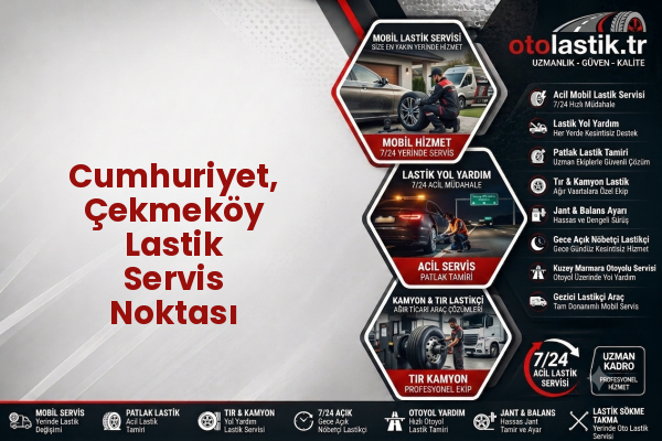 Cumhuriyet, Çekmeköy Lastik Servis Noktası