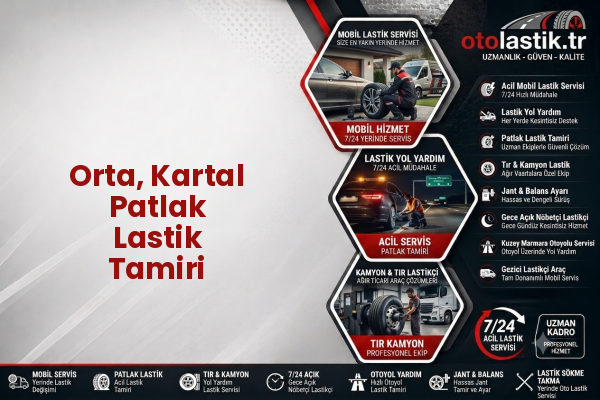 Orta, Kartal Patlak Lastik Tamiri