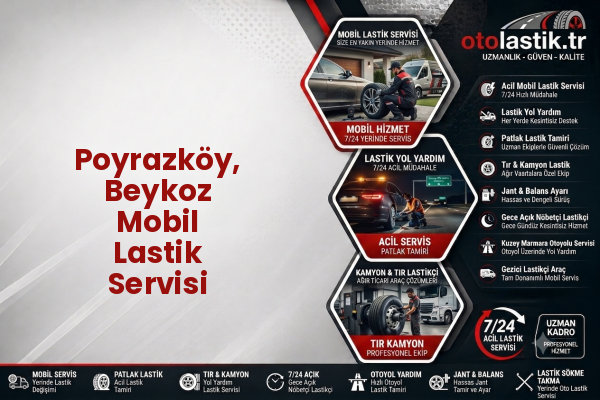 Poyrazköy, Beykoz Mobil Lastik Servisi